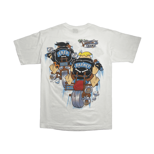 (XL) Vintage '93 The Flintstones Tee White | Vintage Clothing Store Canada