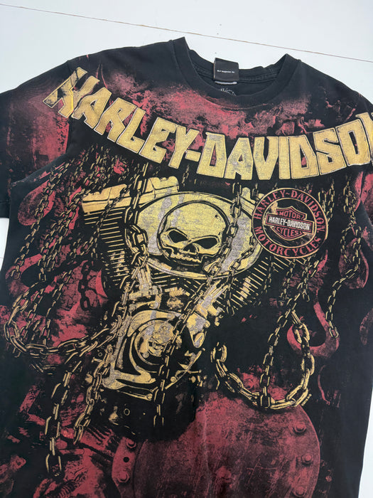 Y2K Harley Davidson Barrie Ontario Tee Black | Vitnage Clothing Store Canada