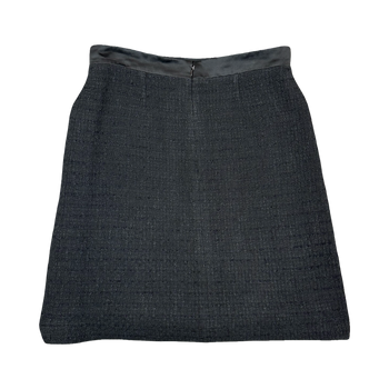 Women’s Chanel Uniform Tweed Skirt Black