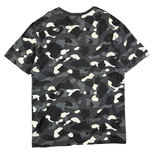 BAPE City Camo Ape Head Tee Black/Grey (USED) | Vintage Clothing Store Canada