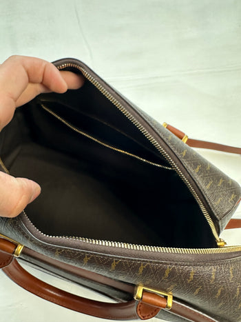 Saint Laurent Le Monogramme Duffle Handbag Brown