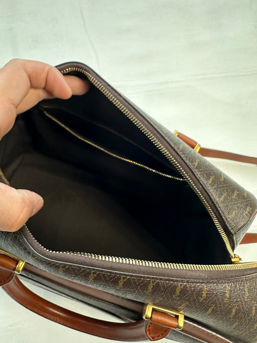 Saint Laurent Le Monogramme Duffle Handbag Brown | Vitnage Clothing Store Canada
