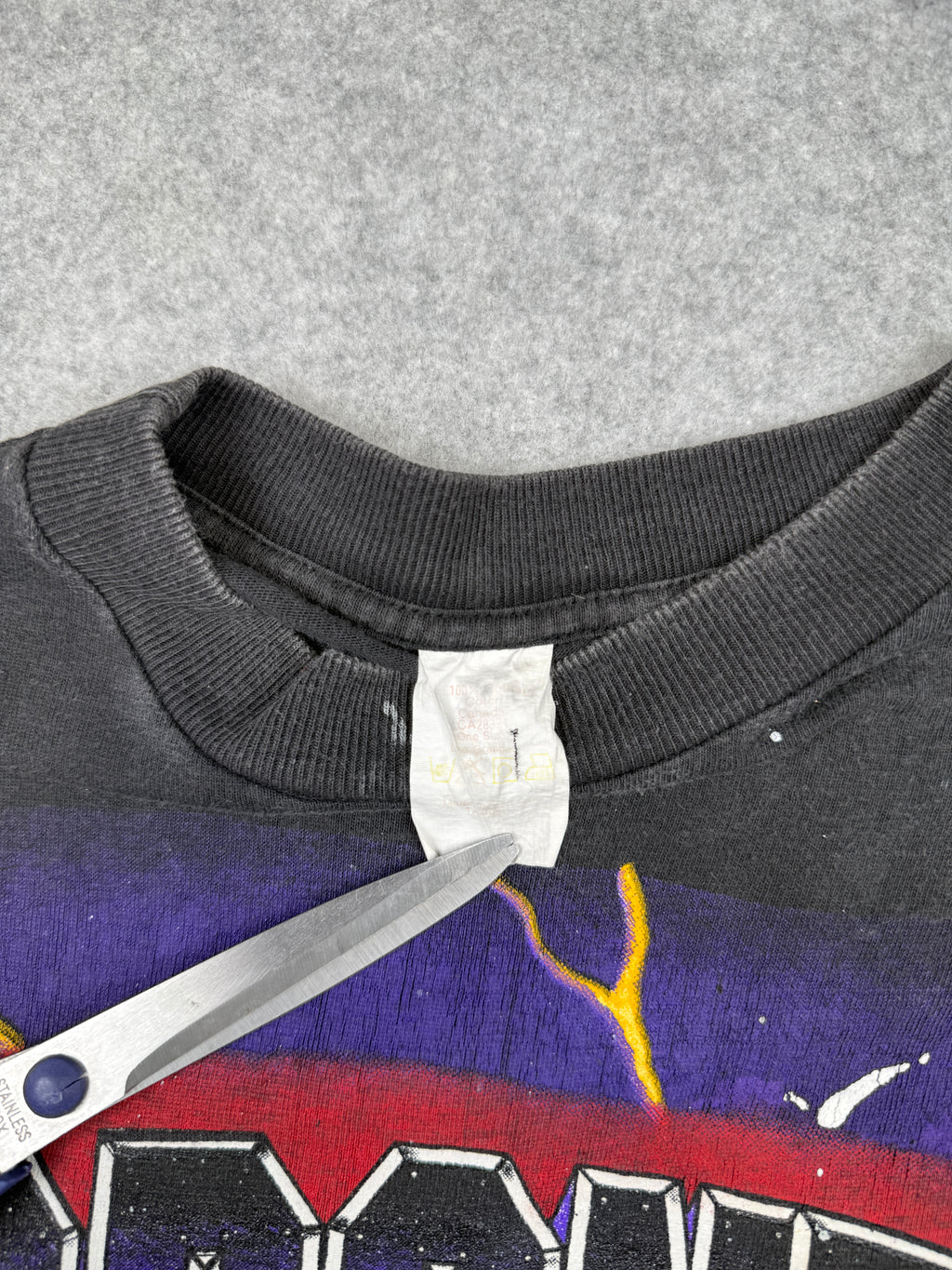 Vintage Toronto Raptors Mascot Tee Black