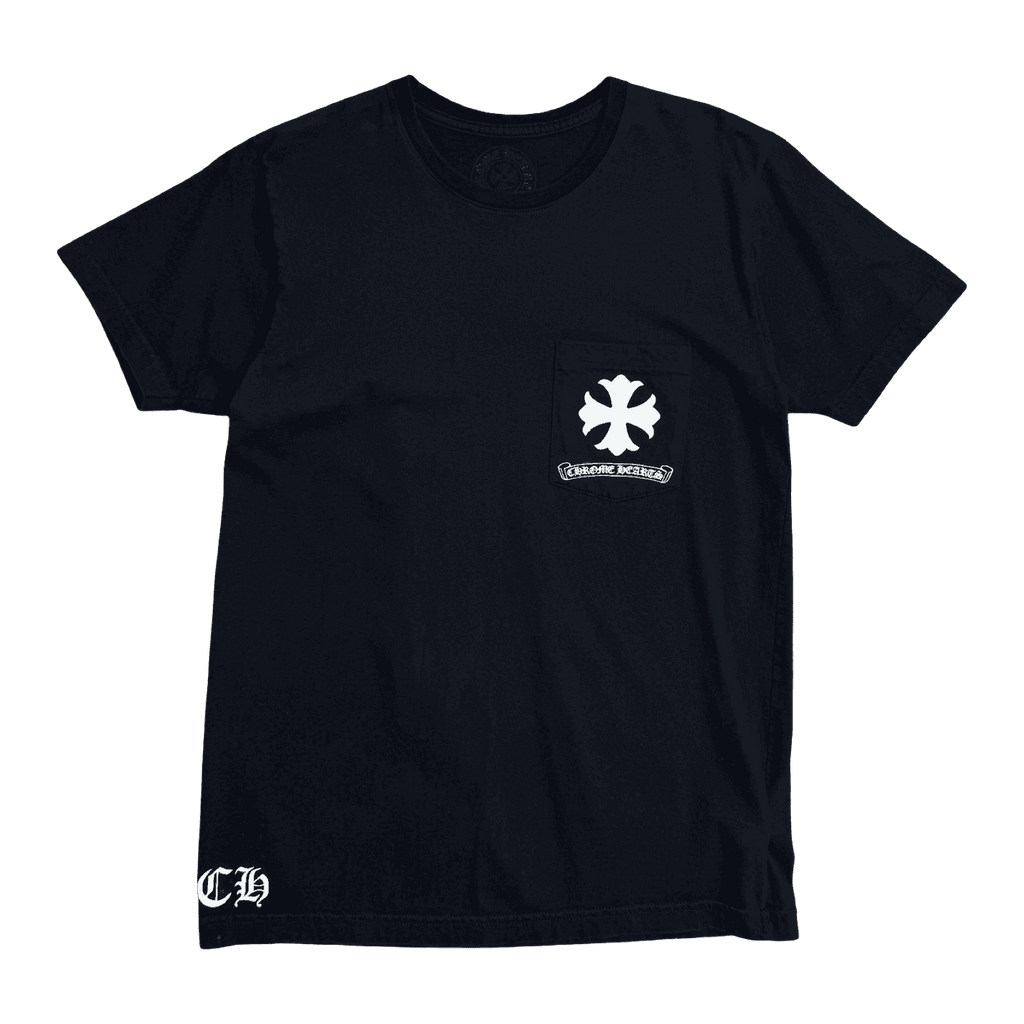 Chrome Hearts Kaleidoscope Cross Pocket Tee Black