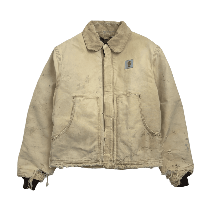 Vintage Carhartt Distressed Arctic Jacket Beige | Vitnage Clothing Store Canada