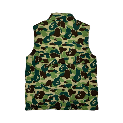 BAPE x Canada Goose Freestyle Vest Green (USED) | Vintage Clothing Store Canada