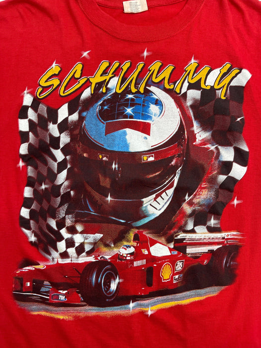 (XXL) Vintage Europe 90s Schumacher Tee Red | Vitnage Clothing Store Canada