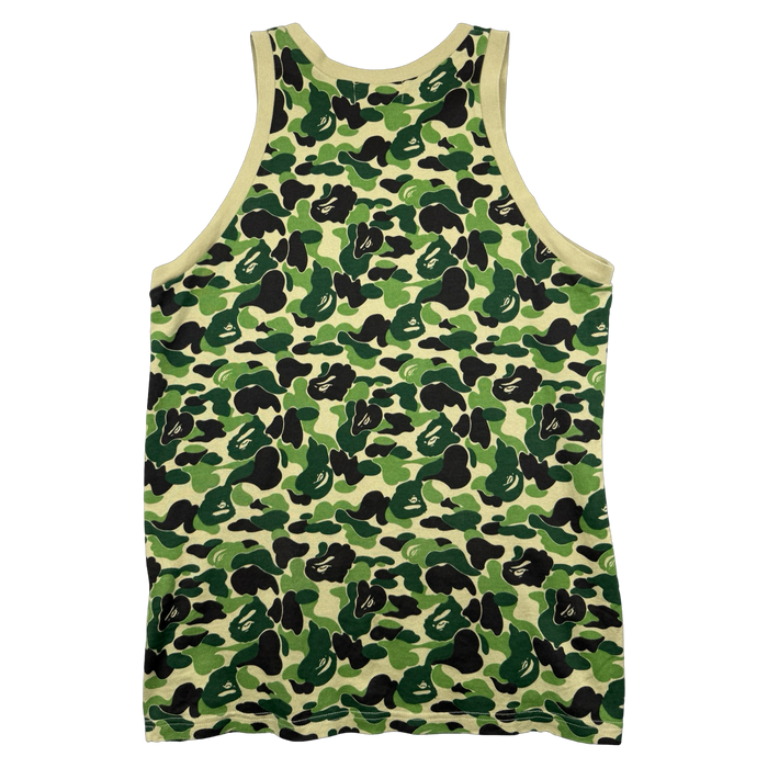 BAPE ABC Tank Top Green (USED) | Vitnage Clothing Store Canada