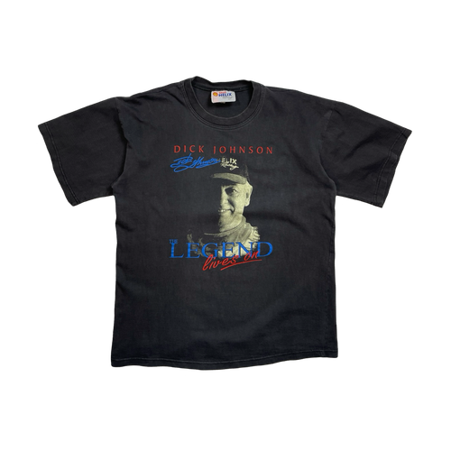 Vintage Dick Johnson Memorial Tee Black | Vintage Clothing Store Canada