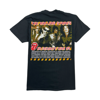 (L) Vintage '99 Rolling Stones No Security Tour Tee Black