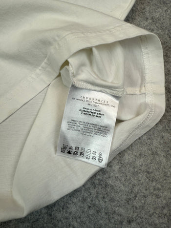 Moncler Logo Tee White (USED)