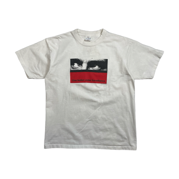 Vintage 90s Nation Under Surveillance Tee White