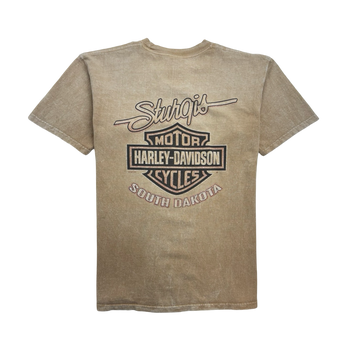 Vintage 2000s Sturgis Harley Davidson Tee Light Brown