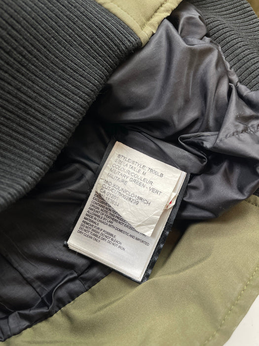 Women's Canada Goose Savona Bomber Jacket Green (USED) | Vitnage Clothing Store Canada
