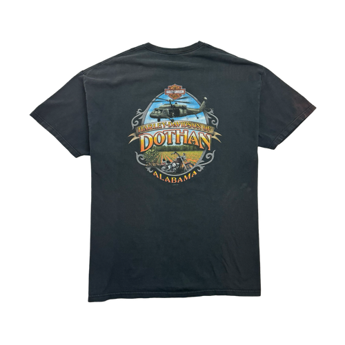 (XL) Vintage Harley Davidson Of Dothan Tee Black | Vintage Clothing Store Canada