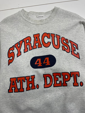 (M) Vintage 90s Syracuse Ath. Dept. Sweatshirt Grey