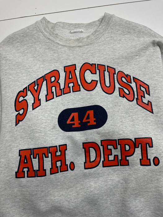 (M) Vintage 90s Syracuse Ath. Dept. Sweatshirt Grey | Vitnage Clothing Store Canada