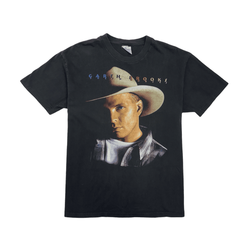 (XL) Vintage '96 Garth Brooks Fresh Horses Tour Tee Black | Vintage Clothing Store Canada