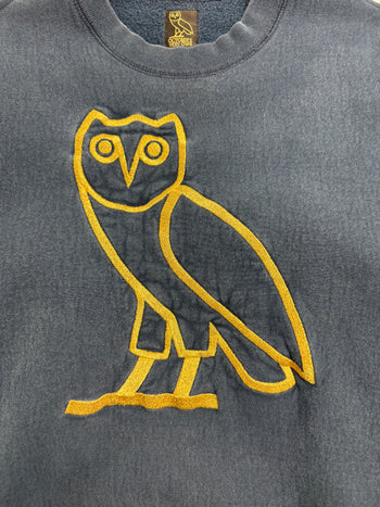 OVO OG Owl Logo Navy Crewneck (USED)