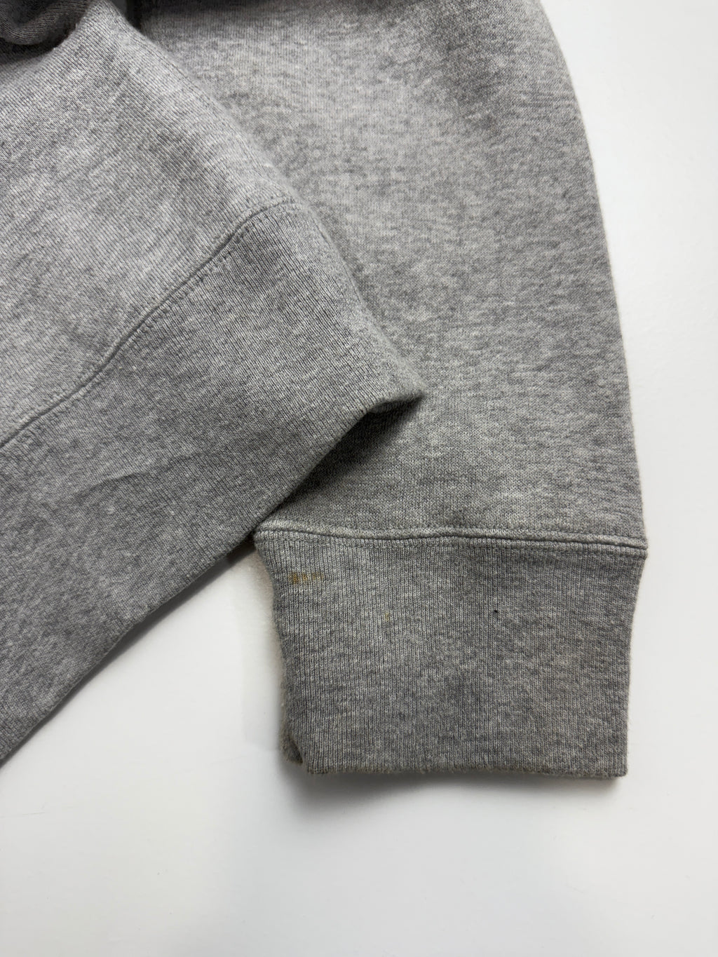 BAPE Sta Embroidered College Logo Crewneck Grey (USED)