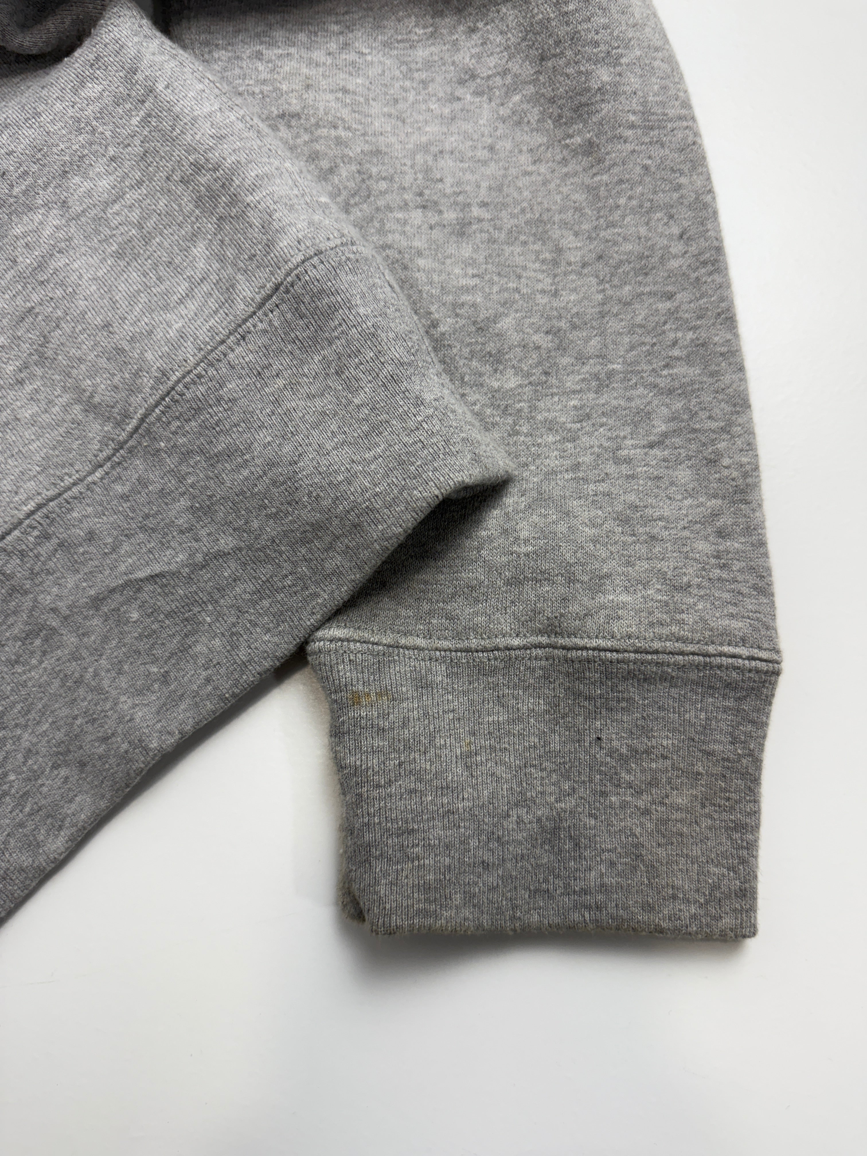BAPE Sta Embroidered College Logo Crewneck Grey (USED)