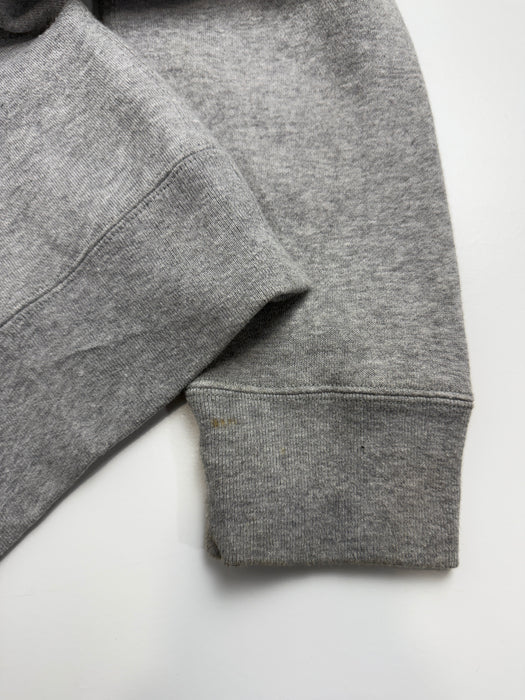 BAPE Sta Embroidered College Logo Crewneck Grey (USED) | Vitnage Clothing Store Canada