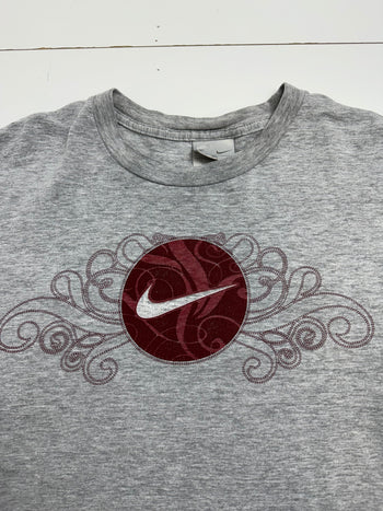 (XL) Vintage Nike Mid Swoosh Tee Grey