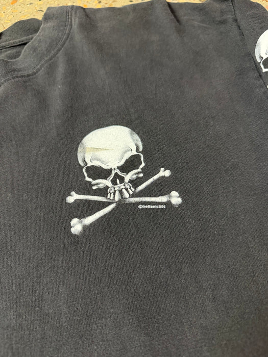 Vintage Head Skull L/S Tee Black | Vitnage Clothing Store Canada