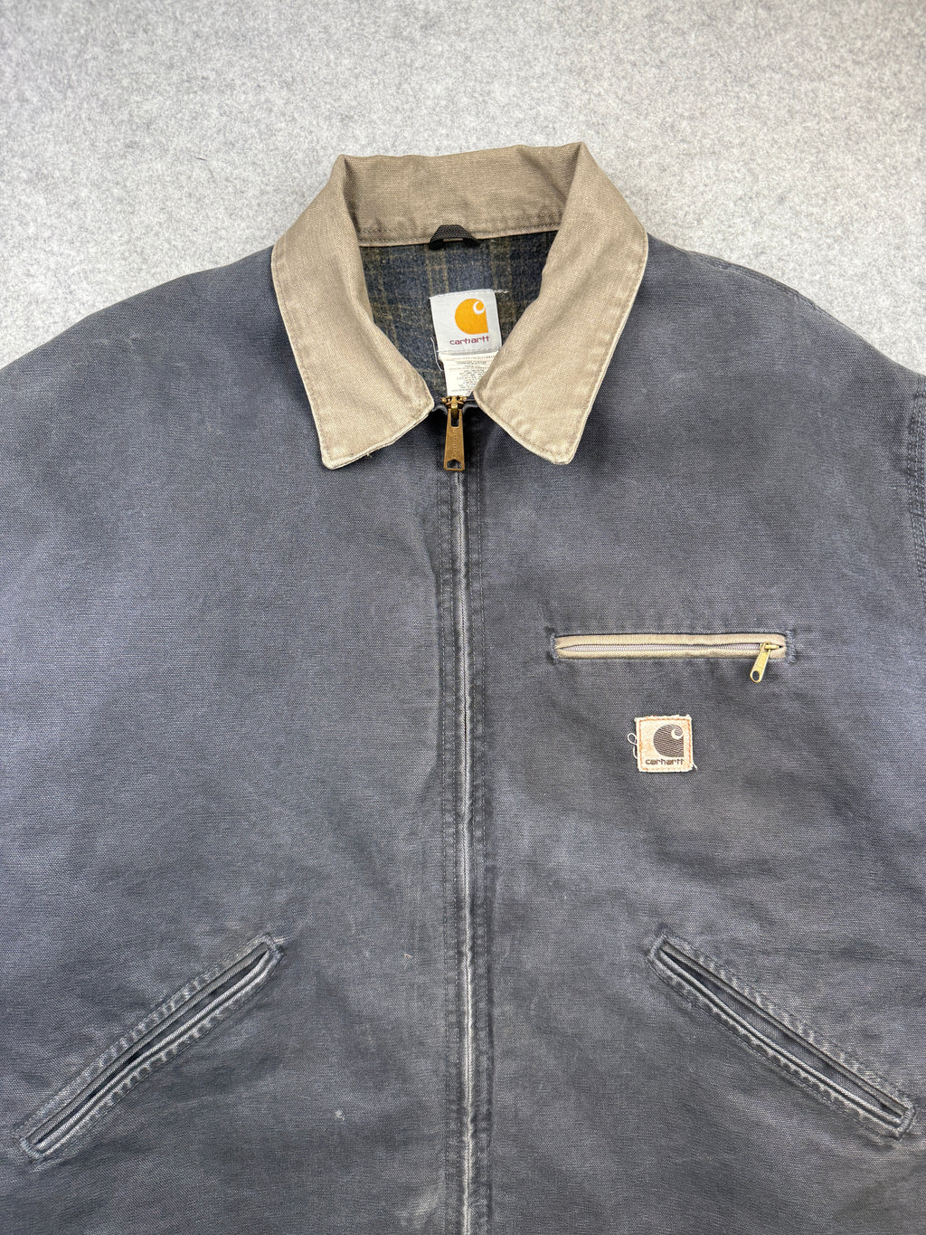 Vintage Carhartt Detroit Jacket Grey