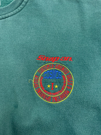 (XXL) Vintage Snap-On Sweatshirt Dark Green