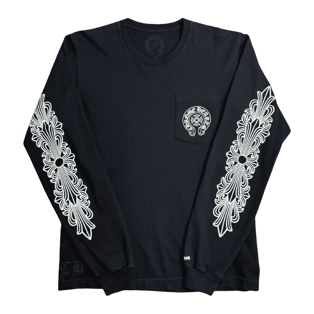 Chrome Hearts Hong Kong Horseshoe L/S Tee Black