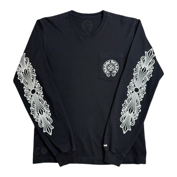 Chrome Hearts Hong Kong Horseshoe L/S Tee Black