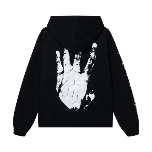 Revenge XXXTentacion Kill Outline Hoodie Black/White | Vintage Clothing Store Canada