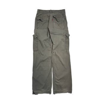 (30) Levi's Loose Straight Cargo Pants Green