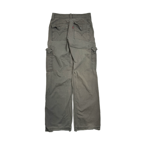 (30) Levi's Loose Straight Cargo Pants Green | Vintage Clothing Store Canada