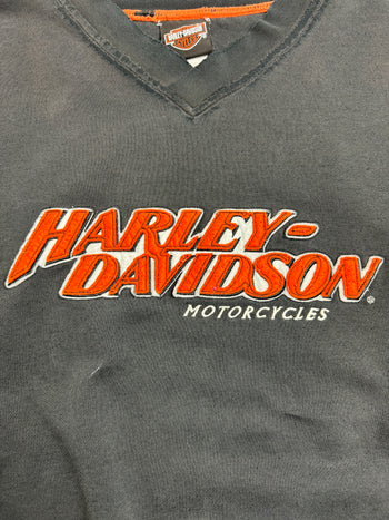 (XXL) Vintage Harley Davidson Motorcycles Sweatshirt Black