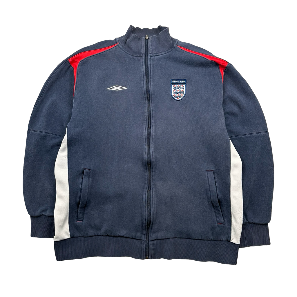 Vintage Umbro England Track Jacket Navy