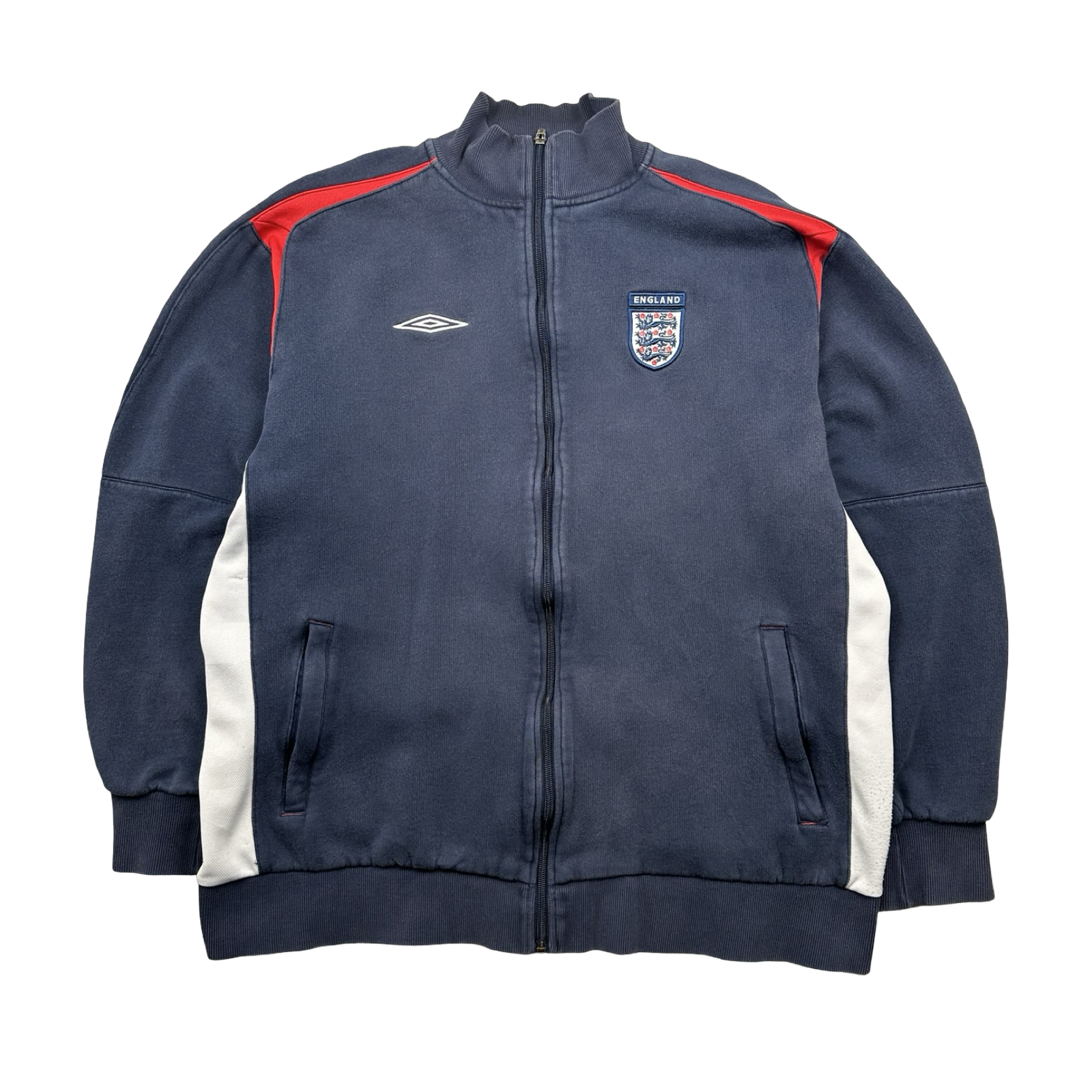 Vintage Umbro England Track Jacket Navy