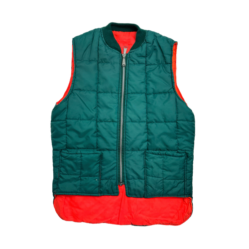 (M) Vintage 90s Sexton Puffer Vest Green | Vintage Clothing Store Canada