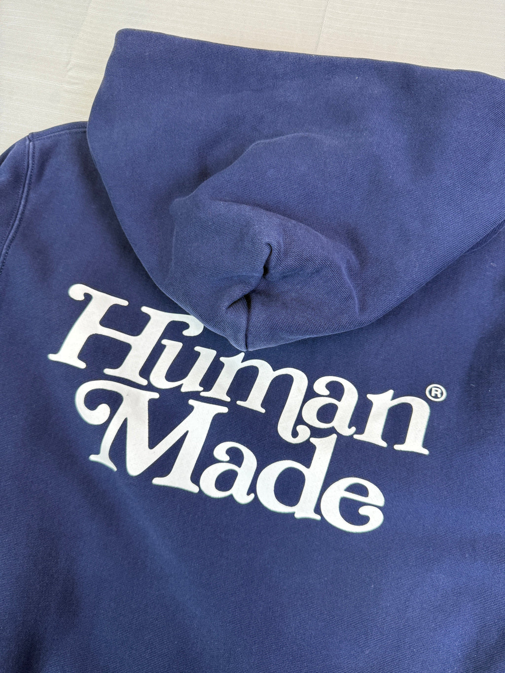 Girls Don’t Cry x Human Made Logo Hoodie Navy (USED)