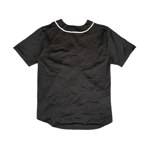 Stussy Baseball Jersey Black (USED) | Vintage Clothing Store Canada