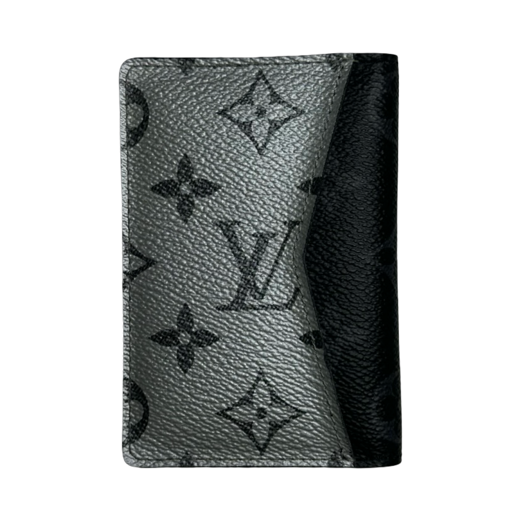 Louis Vuitton Monogram Eclipse Pocket Organizer Black/Grey