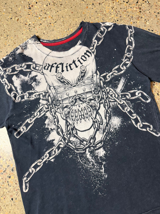 Y2K Affliction x Megadeath Tee Black | Vitnage Clothing Store Canada