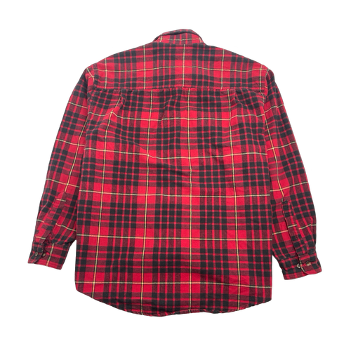 (L) Vintage Eddie Bauer Flannel Button Up Red | Vintage Clothing Store Canada