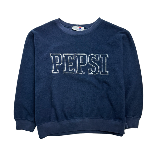 (L) Vintage Pepsi Sweatshirt Navy | Vintage Clothing Store Canada