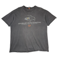 Vintage Harley Davidson Symbol Of Freedom Eagle Tee Black