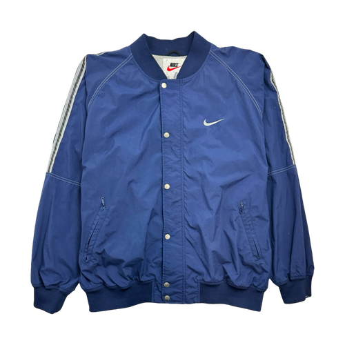 (XXL) Vintage 90s Nike Zip-Up Jacket Blue | Vintage Clothing Store Canada