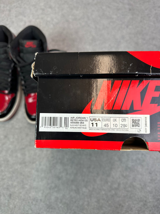 Air Jordan 1 Retro High OG Patent Bred (USED) | Vitnage Clothing Store Canada