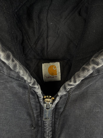 Vintage Carhartt Active Hooded Jacket Faded Black