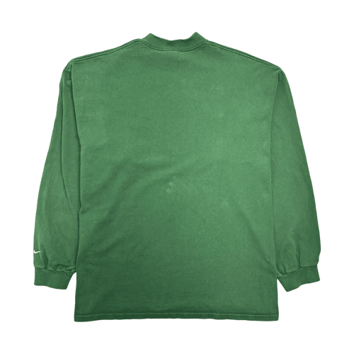 (XL) Vintage Nike Mock Neck L/S Green | Vintage Clothing Store Canada